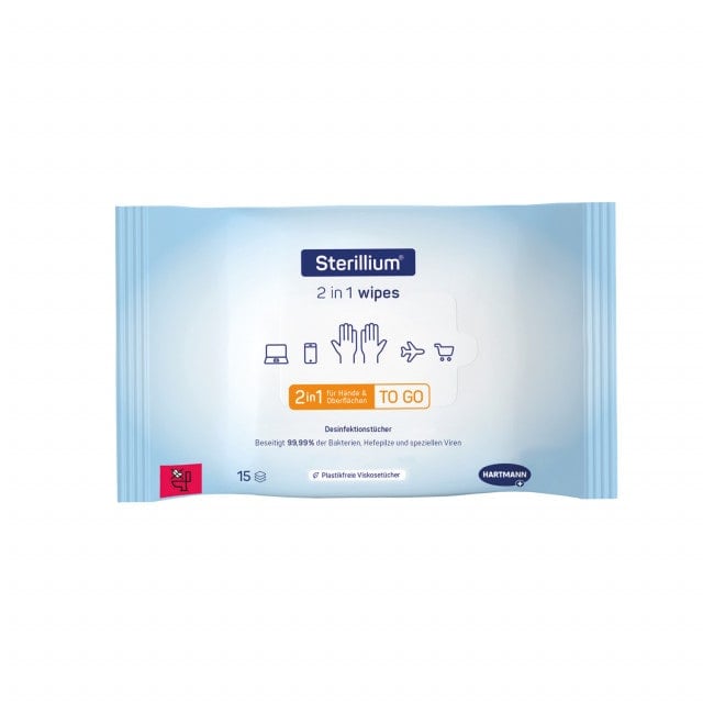 Tücher Händedesinfektion Sterillium 2in1 Wipes